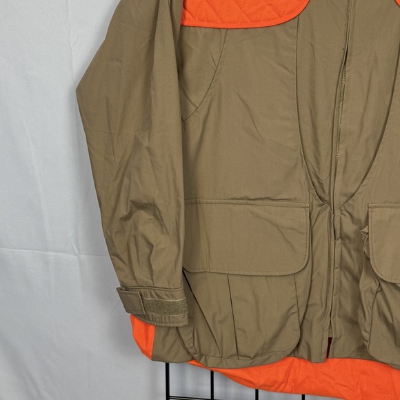 Vintage Gamehide Royal Flush Hunting Jacket Mens L Large Beige Detachable Vest - Picture 3 of 10